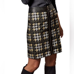J McLaughlin  6 Plaid Metallic Keana Mini Skirt   6